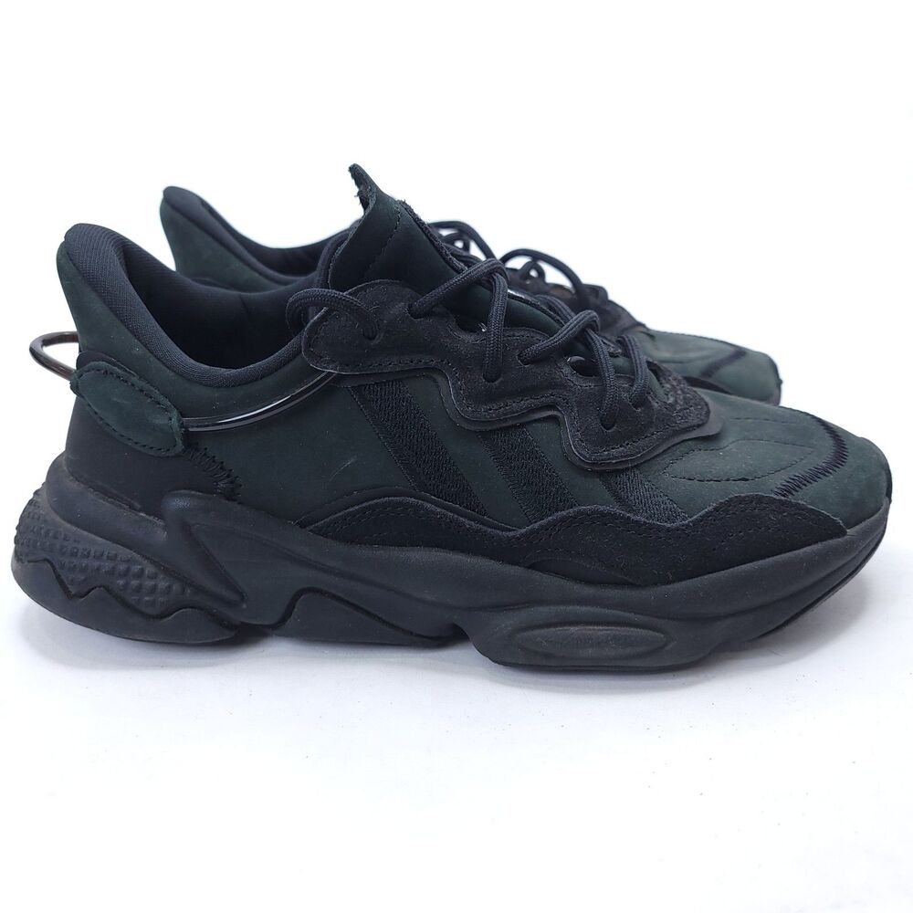 Adidas Ozweego Trainers Sneakers Womens Size 7 Black Gy9425